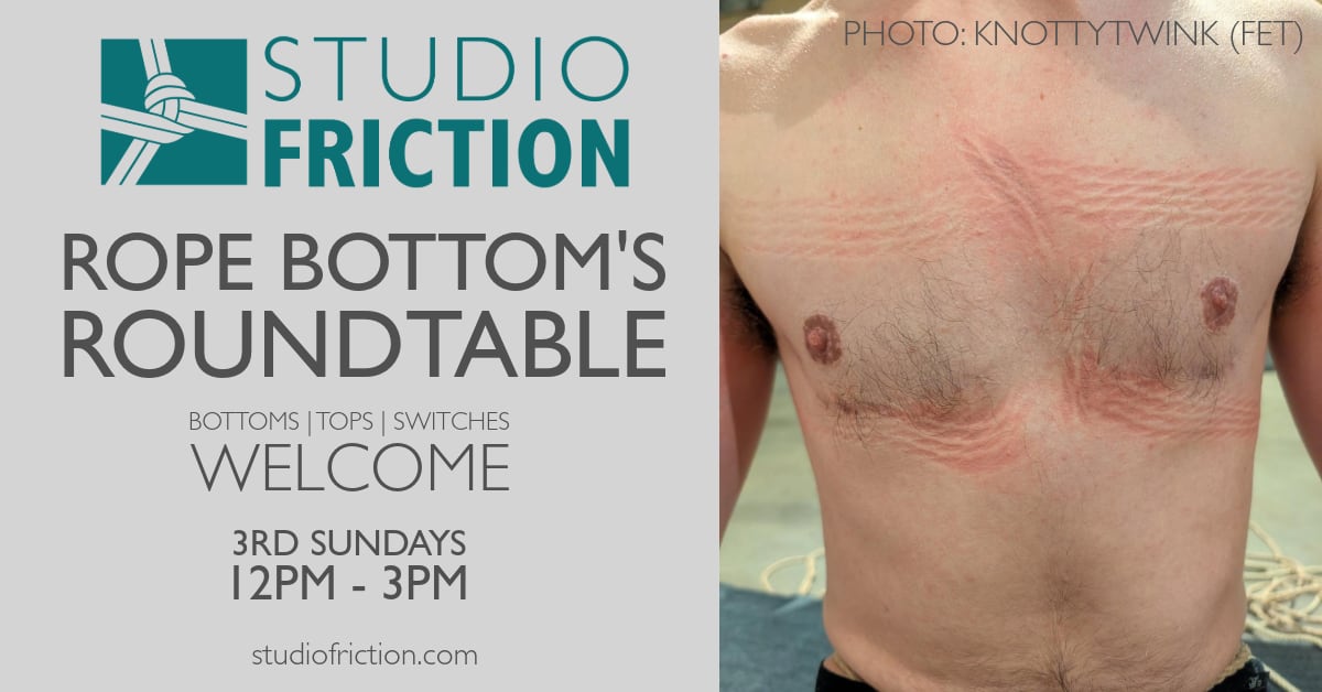 Rope Bottom's Roundtable flyer