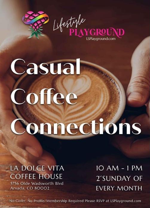 LSPlayground Casual Coffee Connections flyer