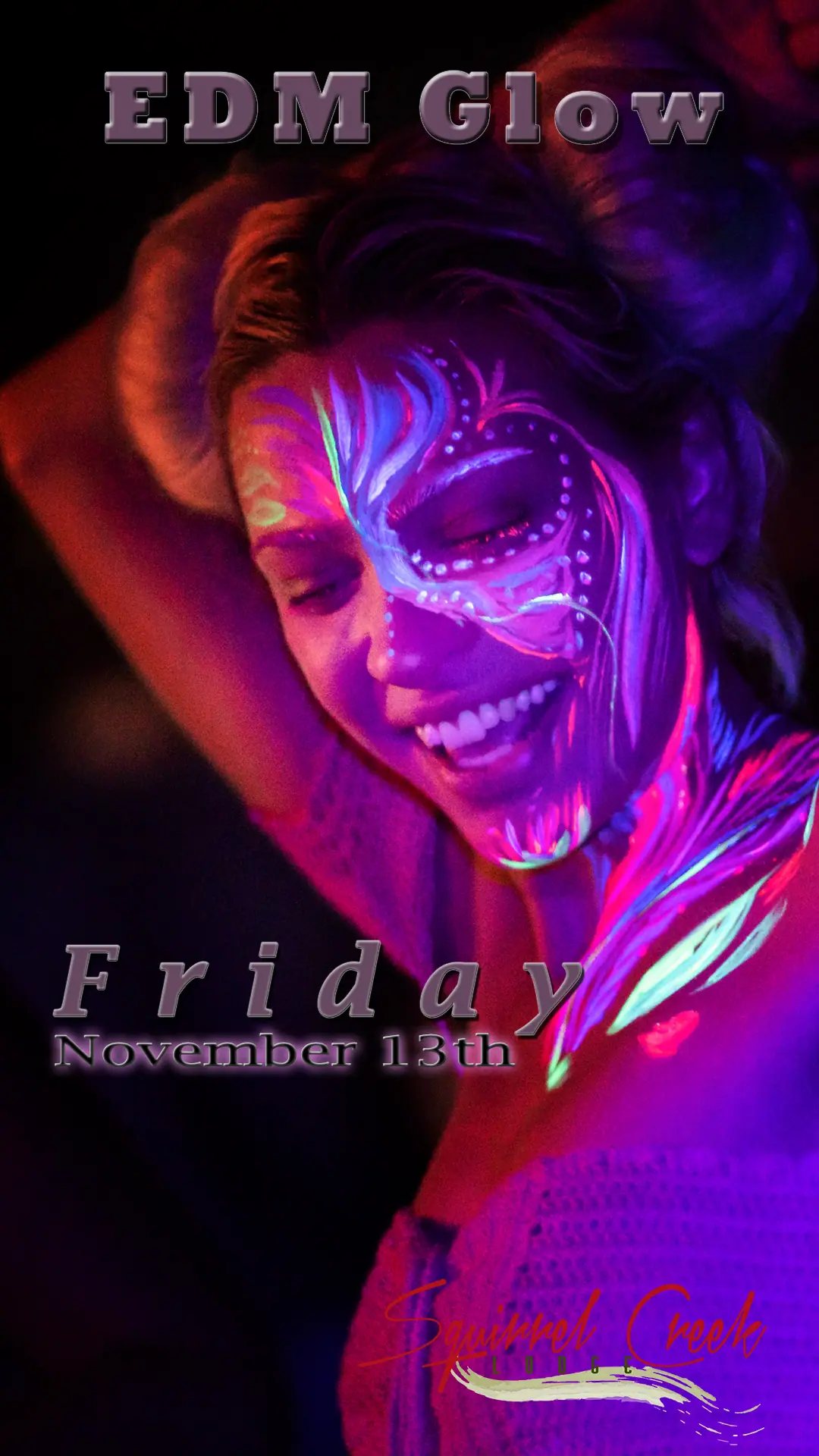EDM Glow! flyer