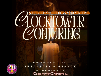 Clocktower Conjuring flyer