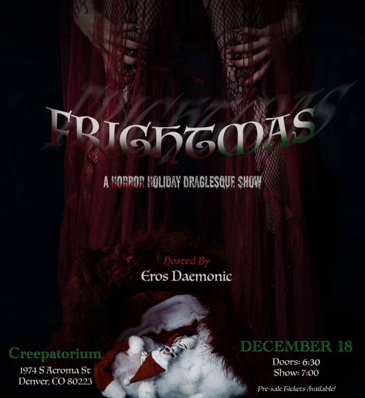 Frightmas Draglesque Show flyer