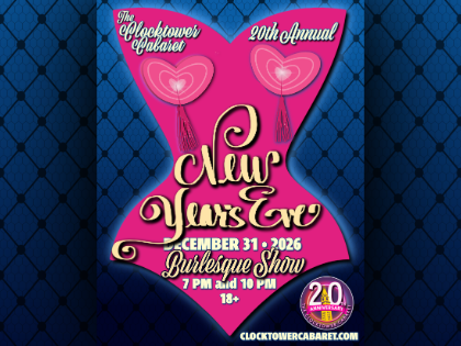 New Year's Eve Burlesque Bash flyer