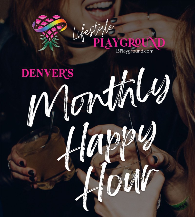LSPlayground Denver Monthly Happy Hour flyer