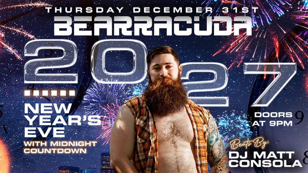 Bearracuda – New Year's Eve flyer
