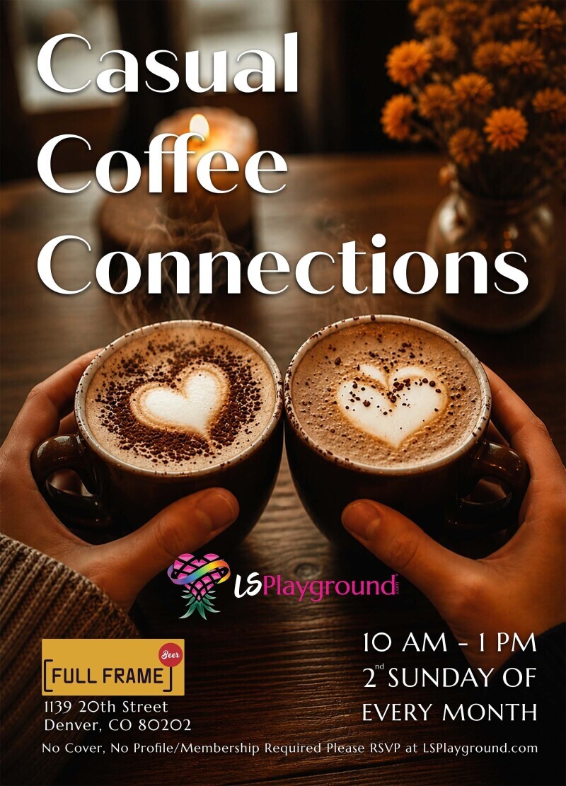 LSPlayground's Casual Coffee Connections flyer