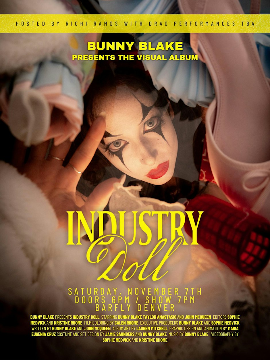 Bunny Blake Presents: INDUSTRY DOLL flyer
