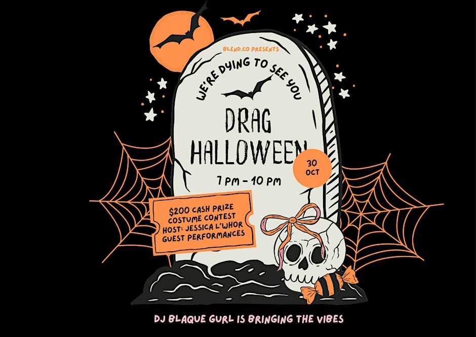 Big DRAG Halloween: Costume Contest flyer