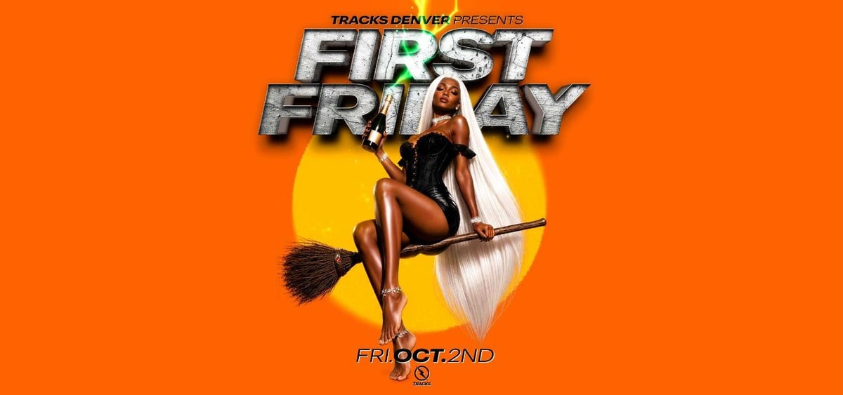 Tracks First Friday October flyer