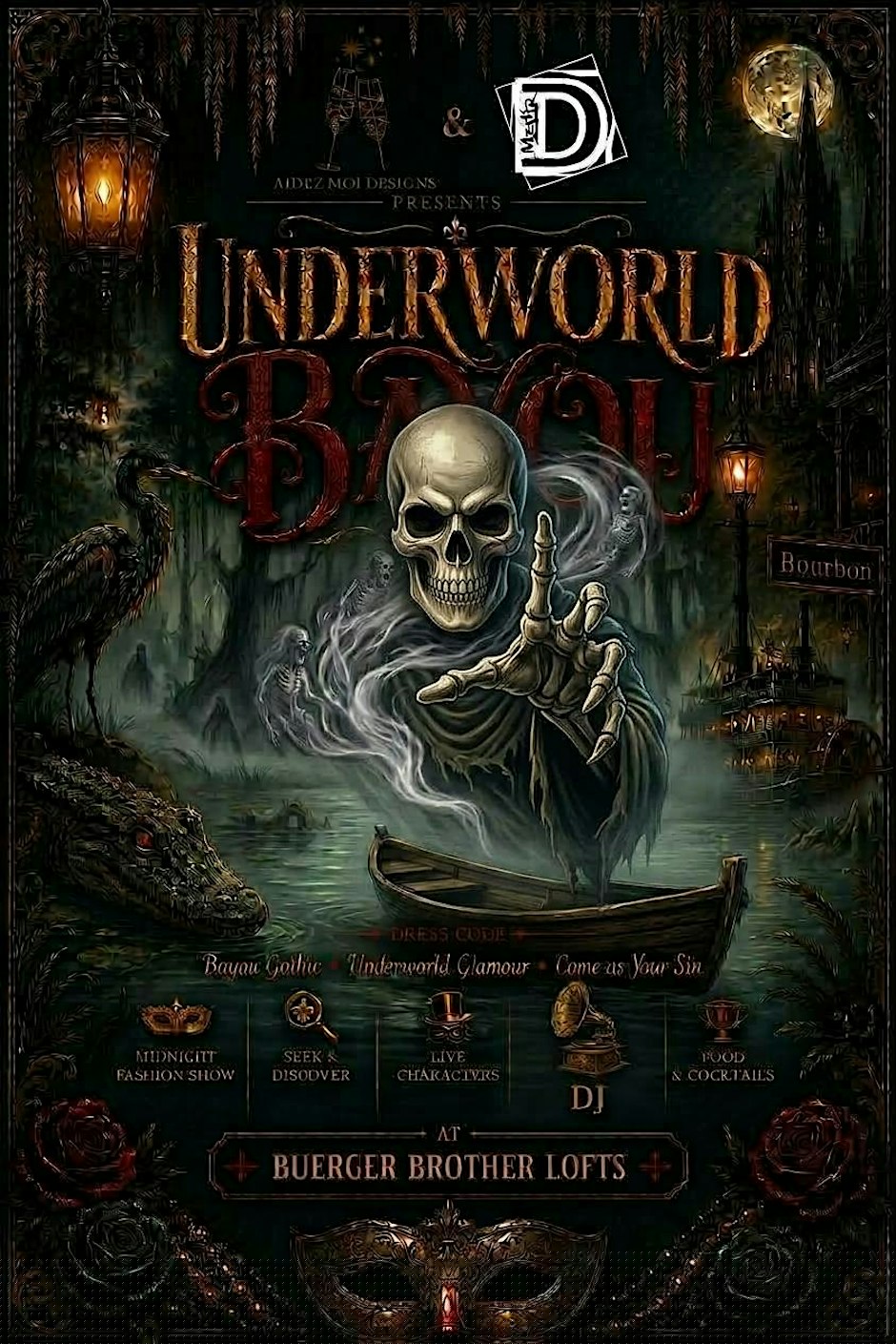 Underworld Bayou flyer